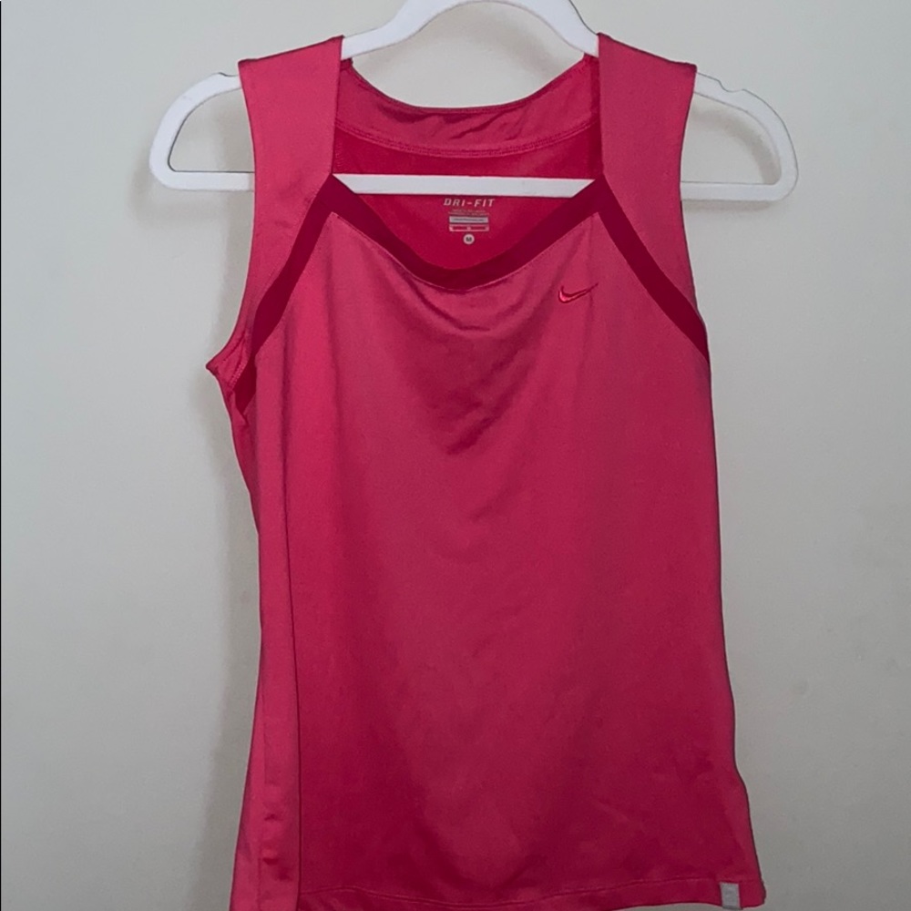 Matching pink nike tennis skirt set